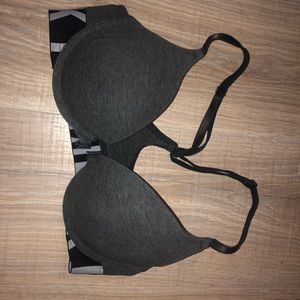 Pink Razorback Push-Up Bra